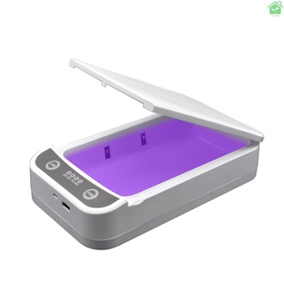 Hot Portable 5V UV Sterilizer Box Phone Purified Cleaner Case Household Cleaner Personal Sanitizer Disinfection Box Phone box with Aromatherapy