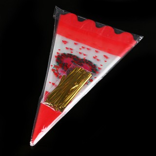 100pcs Christmas halloween Cone Shaped Candy Bag Treat Bag Event Party Favors (2)
