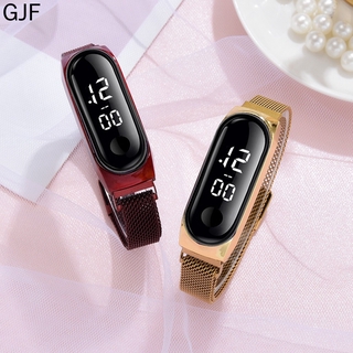 【Ready Stock】COD waterproof Student Couple Electronic Watch Ladies Magnet Buckle Watch