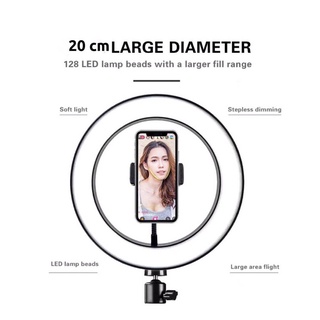 selfie light❏♀☬Ring Light 16cm / 33cm Dimmable LED Ringlight With 210CM Tripod For Makeup Photograph