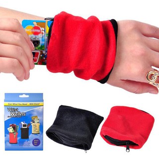 Sports Multi-Function Wrist Bag Zipper Woolsack Travel Pouch Gym Bike Wallet Outdoor Camping Tools