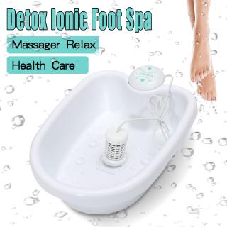 Electric Anion Ion Detox Foot Bath Machine Tub Bucket Heating Ionic Cell Cleanse SPA Machine Health