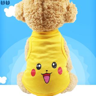 T-shirt Soft Puppy Dogs Clothes Cute Pet Dog Clothes Cartoon Clothing Summer Shirt Casual Vests for Small Pet Supplies (3)