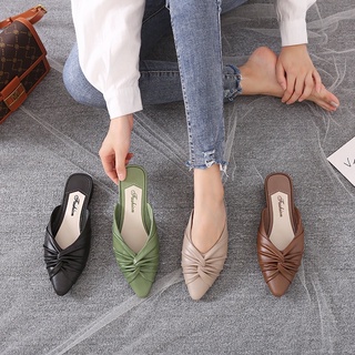【Clover】#169 Loafer Fashionable Sandals Rubber Slippers For Women