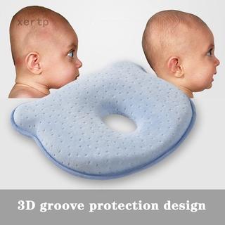 Newborn Baby Infant Pillow Memory Foam -Positioner Prevent Flat Head Anti Roll