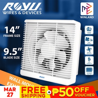 Royu Wall Mounted Exhaust Fan 14 inches x 14 inches REFW03/14 *WINLAND*