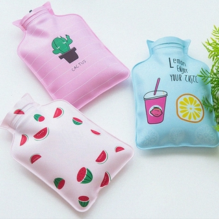 Mini Cute Hot Water Bag Bottle Container Handy Pearl Finished Fabrics Water-FilLED Type Warm Hand Treasure (2)