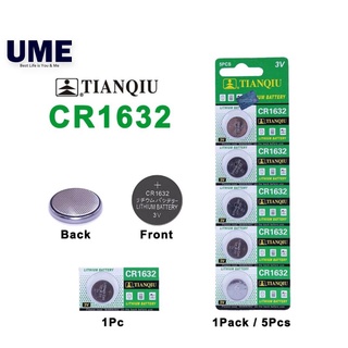 ㍿✢CR1632 3v Lithium Button Cell Battery For Calculator, Watch, and Toys Tianqiu Batteries