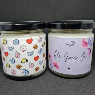 Hayin's Limited Edition BTS inspired soywax scented candles