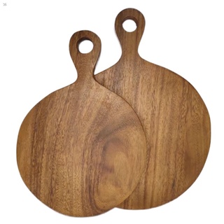 ❄✉ஐTagnan Ph Round Wooden Pizza Board/Serving Board (Acacia wood)