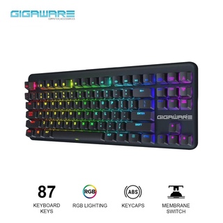 Gigaware G87 Backlight Mechanical Feel Membrane Keyboard 87Key Gaming Keyboard sM2