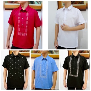 POLO BARONG FOR MEN PURE EMBROID