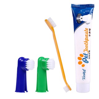 ✧dog toothbrush teeth cleaning pet edible toothpaste Teddy Labrador Golden Retriever tooth to remov