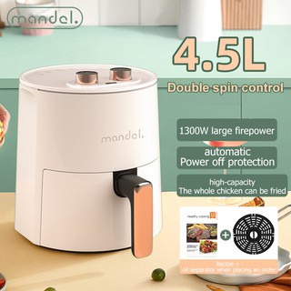MADNDEL Air Fryer, 4.5L/6.5L Household Multi-functional Oil-free Healthy Cooking Non-Stick Grill
