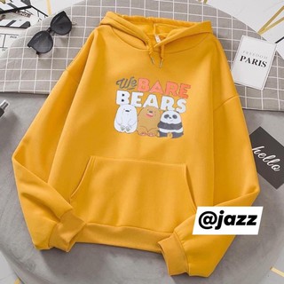 bare bears hoodie jacket