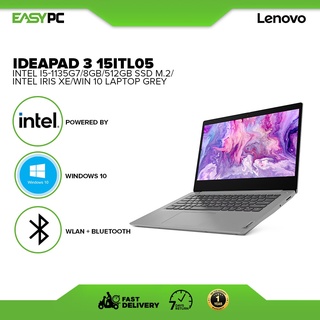 ❈❡✳Lenovo IdeaPad 3 15ITL05 81X800ARPH Intel i5-1135G7/8GB/512GB SSD M.2/Intel Iris Xe/Win 10 Laptop