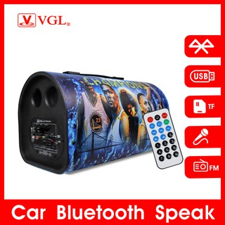 Car Woofer Bluetooth Speaker Usb Tf Card Aux With Remote Vm 605L