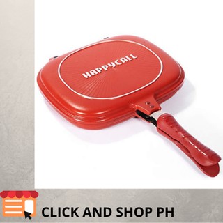 Happycall Multi-Purpose Double Pan Double Grill Pressure Pan with freebies