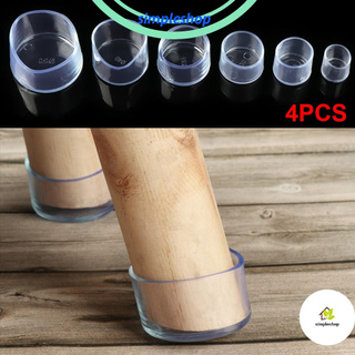 SIMPLE 4pcs/set Table Furniture Feet Socks Non-Slip Covers Chair Leg Caps Floor Protectors New Cups Round Bottom Silicone Pads