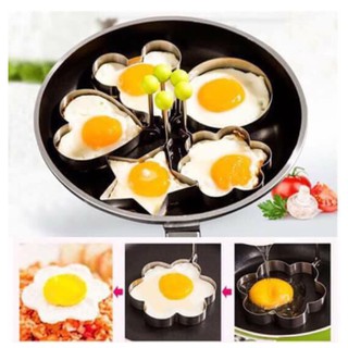 COD Creative Stainless Steel Omelette Egg Frying Mold Fried Tool