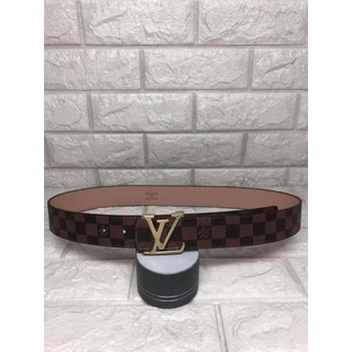 ❃LV belt checkered brown
