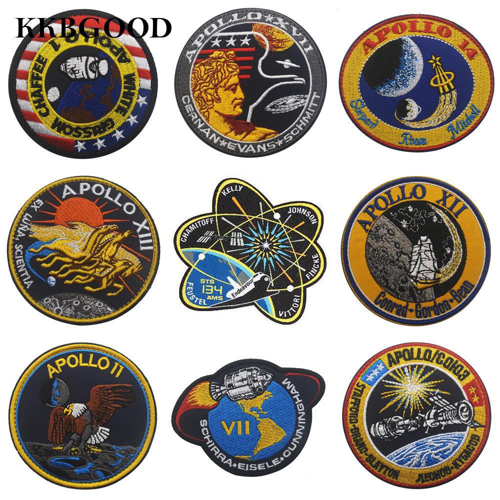 Patches Apollo For DIY Clothing Applique Embroidery Cool