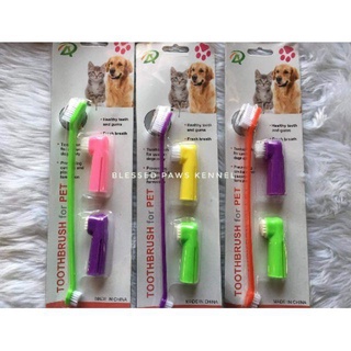 shampoo﹍♦☢Pet Toothbrush Set for Dogs and Cats