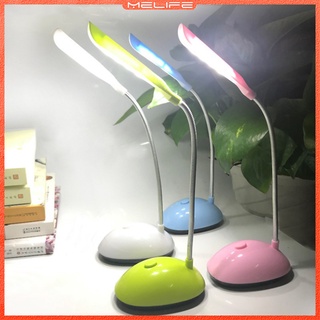 Mini LED Portable Table Lamp Flexible Reading Desk Light Battery Powered For Home Office
