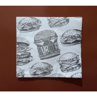 Burger Wrapper L-Type 100 pcs per Bundle / Burger Wrapper 6 x 6 inches / L-Type Burger Wrapper