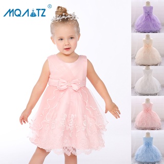 MQATZ 2021 Baptism 1st Birthday For Baby Girls Dress Lace Wedding Dress Kids Clothing Princess Party Dress 3-24 Month
