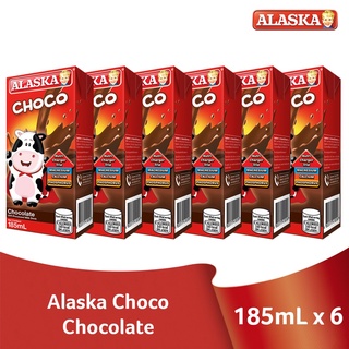 Alaska Choco Milk Drink 185ml | Set of 6