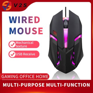 Mouse MS-103 USB Wired Gaming Mouse Cool High Configuration Led Backlight Mouse For Laptop/PC