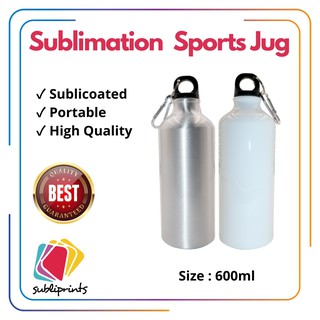 Sublimation Sports Jug Printable Blank Stainless Steel Sports Jug 600ml