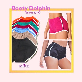 Cotton Terry 1Line Booty Dolphin Shorts for S to Semi XL by Rafaela Couture