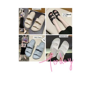 New Korean Version Of The Trend Two Strap Slippers For Women shoes#1962N