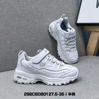 SKECHERS for kid's shoes boy's and girl's running shoes all white COD