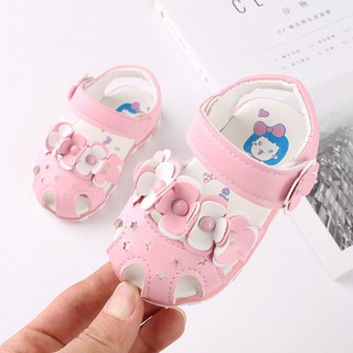 Baby Girl Soft Sole Shoes Kids Girls Cute Flower Shoes