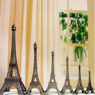 Vintage Bronze Paris Eiffel Tower Statue Sculpture Paris