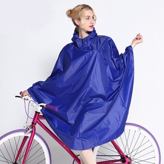 Fashion Rain Poncho Women Hooded Raincoat Bicycle Rainwear Waterproof Rain Coat
