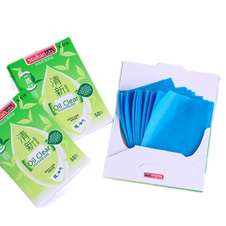 ∈50Pcs/Set Green Tea Extract Oil Absorbing Face Paper
