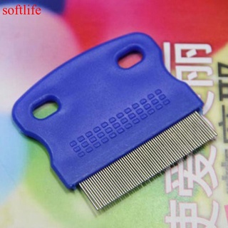 Cute Pet Dog Cat Clean Grooming Tool Steel Small Fine Toothed Comb Catching Lice