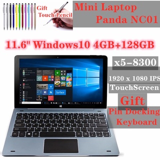 【Ready Stock】►⊕✺With Pin Docking Keyboard 11.6 Inch NC01 Windows 10 Tablet PC Quad Core 4GB RAM 128G