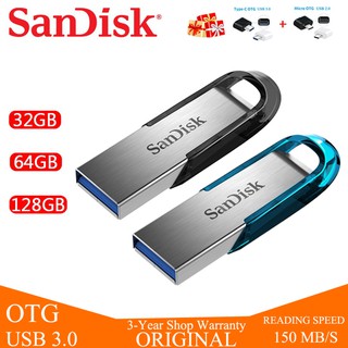 256GB OTG Flashdisk 128GB USB Flash Drive Pendrive USB3.0 Flashdisk 32GB 64GB【Black/Blue】-GKSDJS11