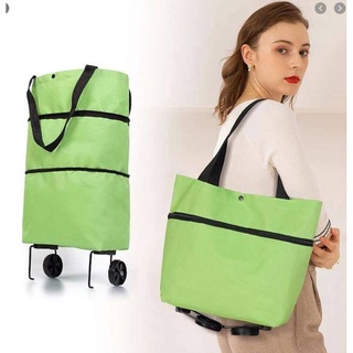 Travel Bags☾◈MINI888 Travelmate Shopping Bag Folding Wheel Versatile Shopping Troly Traveling Bag Im (5)