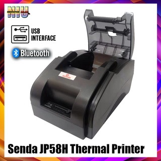 SENDA Bluetooth / USB JP58H Thermal Receipt Printer for IOS + Android (Black)