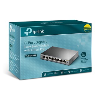 TP-Link TL-SG108PE 8-Port Gigabit Easy Smart Switch with 4-Port PoE (1)