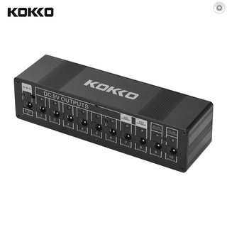 ☞ KOKKO Compact Guitar Effect Power Supply Station Distributor 10 Isolated DC Outputs 9V/ 12V/ 18V w (1)