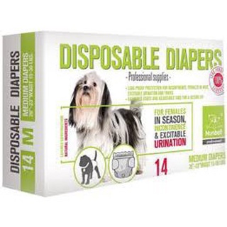 【Ready Stock】◎⊕♛Nunbell Disposable Dog Diaper Per Piece - 1 piece