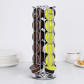 SGDL❤ 32 Rotating Capsule Coffee Pod Holder Tower Stand Rack for Dolce Gusto■
