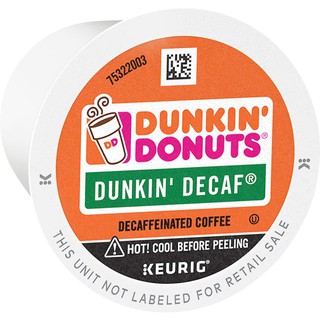Keurig: Dunkin' Donuts DECAF Coffee K-Cups Single Serve Coffee, Medium Roast, SOLD PER PIECE